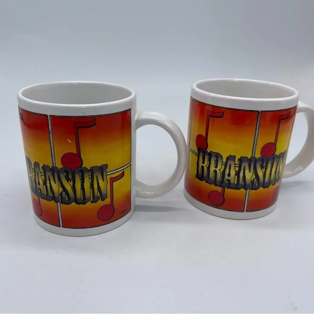 Branson Mugs, Pair of Matching Branson Missouri Mugs. Excellent condition!